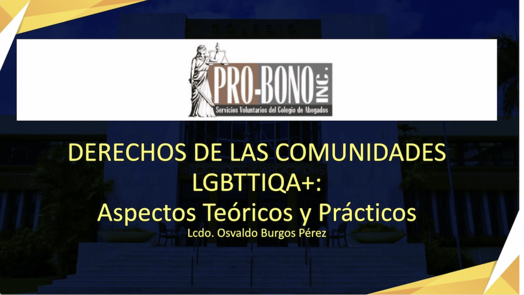 Derechos de las comunidades LGBTTIQA+